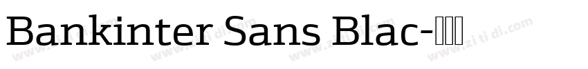 Bankinter Sans Blac字体转换 Bankinter Sans Blac字体转换